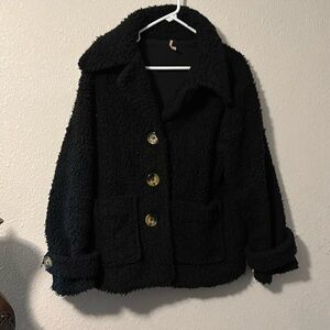 Free people teddy bear jacket